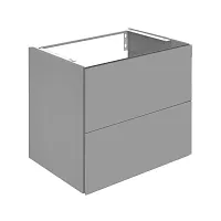 Тумба Keuco 32963290000 Plan под умывальник 80х49 см, инокс матовый/инокс матовый