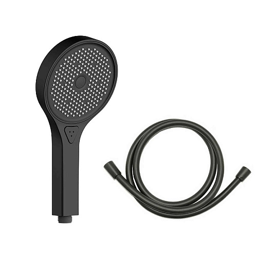 Ручной душ Vincea VSHN-42HMB с шлангом, черный матовый Ручной душ Vincea VSHN-42HMB с шлангом, черный матовый