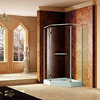 Душевой угол RGW VI-81 02048100-18 Viscount трапеция 100х100х195 см, прозрачное стекло