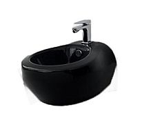 Биде подвесное Artceram BLB001 03 00 nero*1 Blend, c 1 отверстием под смеситель, 36х52 см, черное