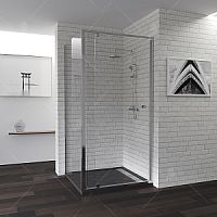 Душевой угол RGW PA-32 04083299-51 Passage квадратный 90х90х185, (87-100)х185 см, стекло - шиншилла