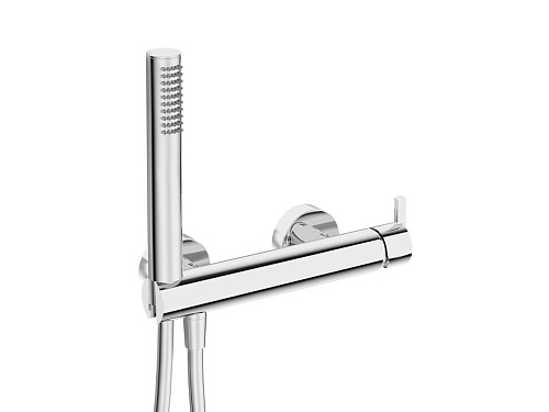 Смеситель Deante BQS_041M Silia для душа с душевым гарнитуром, хром