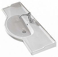 Eban FPLEB120-B*1  Arianna/Gemma Раковина Amerina120 керамическая 120*52см c 1 отв, белая