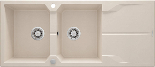 Мойка Deante ZQN_5213 Andante кухонная гранитная 116х50 см, бежевый