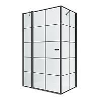 Душевое ограждение New Trendy NEW SOLEO Black K-0579
