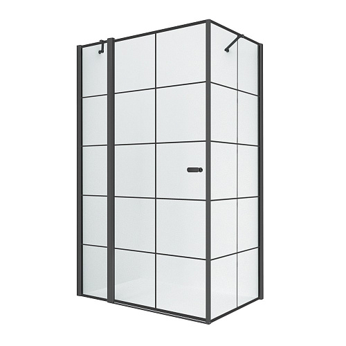 Душевое ограждение New Trendy NEW SOLEO Black K-0579 купить недорого в интернет-магазине Керамос