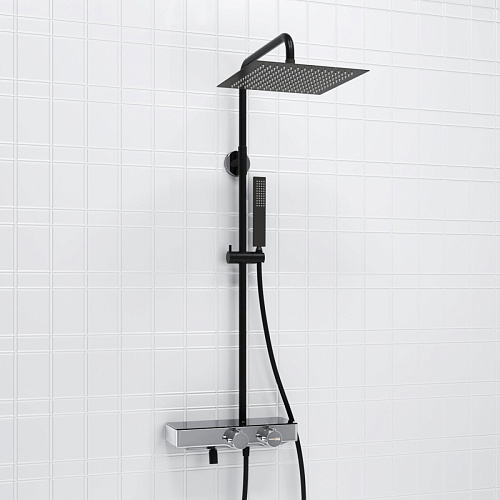 Душевая система WasserKRAFT  A114.162.218.CB Thermo