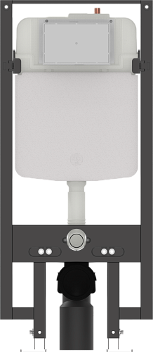 Комплект: Унитаз, Инсталляция, Кнопка смыва Jacob Delafon Rodin+ E39933-CP Комплект: Унитаз, Инсталляция, Кнопка смыва Jacob Delafon Rodin+ E39933-CP