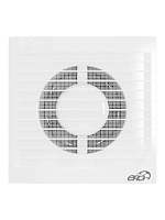 Вентилятор Era 01-0107-039 E 100 S C осевой, c антимоскитной сеткой, обратным клапаном, белый