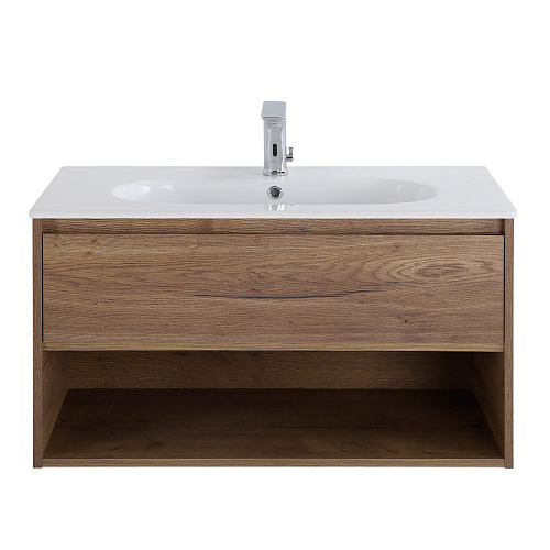 Тумба под раковину подвесная BelBagno Kraft KRAFT-800-1C-SO-RT купить недорого в интернет-магазине Керамос