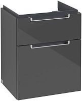 Тумба Villeroy & Boch A90700FP Subway 2.0 под раковину 49х38 см, серый глянцевый (Glossy Grey) Тумба Villeroy & Boch A90700FP Subway 2.0 под раковину 49х38 см, серый глянцевый (Glossy Grey)
