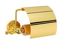 Держатель Boheme 10401 Imperiale для туалетной бумагис крышкой, золото