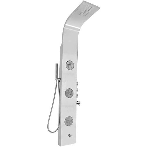 Душевая панель Vitra A45808 System-06 гидромассажная, хром Душевая панель Vitra A45808 System-06 гидромассажная, хром