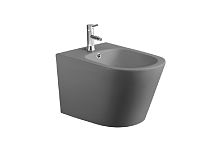 Биде Aquatek AQ1057-MG Вега подвесное 53х36 см, серый матовый