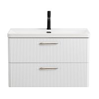 База с двумя ящиками BelBagno DUE DUE-800-2C-SO-BL-P