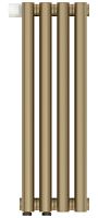 Радиатор Сунержа 032-0320-5004 Эстет-0 отопительный н/ж EU50 левый 500х180 мм/ 4 секции, матовое золото