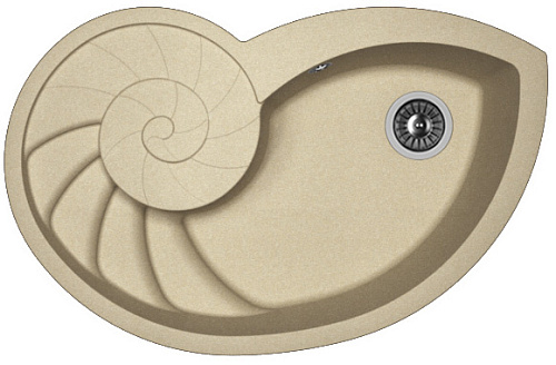 Мойка для кухни Florentina 20.350.E0820.104 Наутилус 82х53 см, с крылом, бежевая Мойка для кухни Florentina 20.350.E0820.104 Наутилус 82х53 см, с крылом, бежевая снят с производства