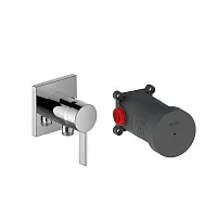 Комплект Keuco 59552019522 IXMO_solo: смеситель с выводом для шланга, встраиваемая часть, хром