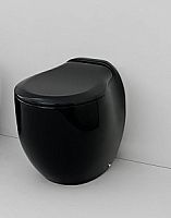 Чаша унитаза Artceram BLV002 03 00/ L3140 nero Blend приставного, 36х52 см, черная
