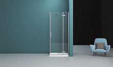Душевой уголок BelBagno Kraft KRAFT-AH-12-90/100-C-Cr-R Душевой уголок BelBagno Kraft KRAFT-AH-12-90/100-C-Cr-R