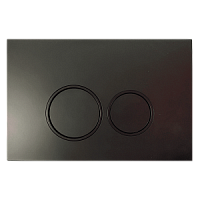 Клавиша двойного смыва Aquanika 01.02.78 Basic, черная