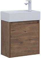 Тумба с раковиной Aquanet 00302521 Nova Lite, 51х27 см, темное дерево