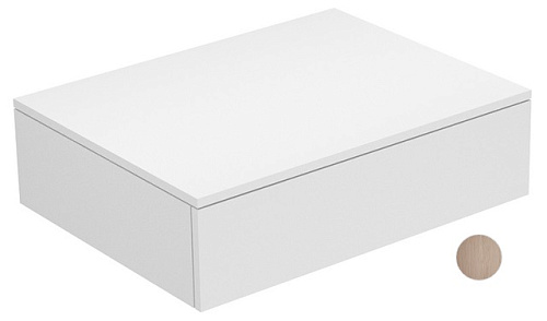 Тумба Keuco 31740870000 Edition 400 боковая 70х53.5 см, кашемировый дуб/кашемировый дуб купить недорого в интернет-магазине Керамос