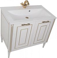 Тумба под раковину Aquanet 00186116 Паола напольная, 88х54 см, белая