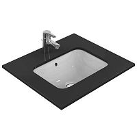 Раковина Ideal Standard E505801 Connect встраиваемая под столешницу 50х38 см, без отверстия под смеситель, Euro White (евробелый) Раковина Ideal Standard E505801 Connect встраиваемая под столешницу 50х38 см, без отверстия под смеситель, Euro White (евробелый)
