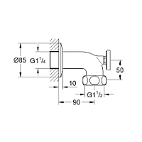 Душевая система Grohe BauClassic 12444000