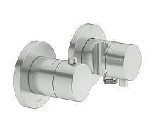 Смеситель Keuco 53953071221 Plan blue с термостатом для встройки, нержавеющая сталь finish