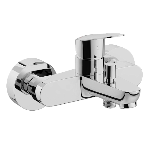 Смеситель настенный Vitra Flow Round A43057EXP1 купить недорого в интернет-магазине Керамос