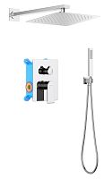 Душевой комплект Aquatek AQ1472CR Лира Set 3 в 1, хром