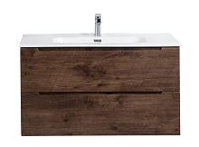 База BelBagno ETNA-900-2C-SO-RW-P под раковину 90х45.5 см, подвесная, Rovere Moro (темный дуб)