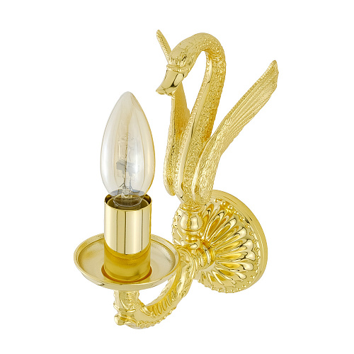Светильник Migliore 26140 Luxor настенный одинарный (малая розетка), золото купить недорого в интернет-магазине Керамос