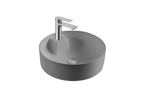 Раковина Aquatek AQ5212-MG Европа для установки на столешницу, 40.5х40.5 см, с отверстием под смеситель, серый матовый Раковина Aquatek AQ5212-MG Европа для установки на столешницу, 40.5х40.5 см, с отверстием под смеситель, серый матовый