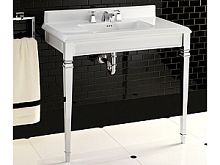 Консоль с раковиной и ножками Devon&Devon Consolle DEPREMIEREBI3FGCR