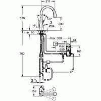 Смеситель для кухни Grohe Zedra 30219001
