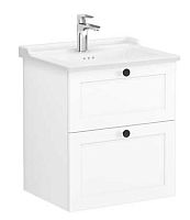 Тумба Vitra 68848 Root Classic с классической раковиной 60х47 см, подвесная, MWHITE (матовый белый) Тумба Vitra 68848 Root Classic с классической раковиной 60х47 см, подвесная, MWHITE (матовый белый)