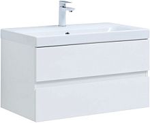 Тумба с раковиной Aquanet 00306359 Беркли, 80х46 см, белая