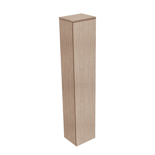 Шкаф-пенал Keuco 31730870001 Edition 400 высокий 177х35 см, петли слева, кашемировый дуб/кашемировый дуб купить недорого в интернет-магазине Керамос
