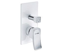 Смеситель WasserKraft Aller 10641WHITE для ванны и душа, белый Смеситель WasserKraft Aller 10641WHITE для ванны и душа, белый