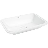 Раковина Kerama Marazzi PLR.wbu.55 Plaza встраиваемая снизу 55х38 см, белый глянец Раковина Kerama Marazzi PLR.wbu.55 Plaza встраиваемая снизу 55х38 см, белый глянец