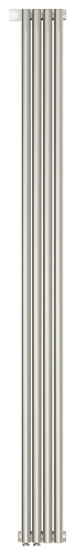 Радиатор Сунержа 7024-0310-1804 Эстет-1 отопительный н/ж EU50 левый 1800х180 мм/ 4 секции, графитовый серый (RAL 7024)