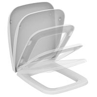 Крышка-сиденье Ideal Standard T663801 Ventuno для унитаза, микролифт, белая