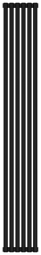 Радиатор Сунержа 31-0332-1806 Эстет-00 отопительный н/ж 1800х270 мм/ 6 секций, матовый черный