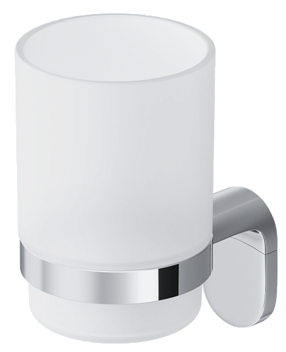 Стеклянный стакан AM.PM A8434300 X-Joy, с настенным держателем, хром