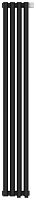 Радиатор Сунержа 15-0311-1204 Эстет-1 отопительный н/ж EU50 правый 1200х180 мм/ 4 секции, муар темный титан