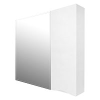 Зеркальный шкаф Loranto CS00086970 Santorini 70х80 см, белый глянцевый