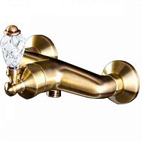 Смеситель Boheme 204-CRST Vogue Crystal для душа, бронза
